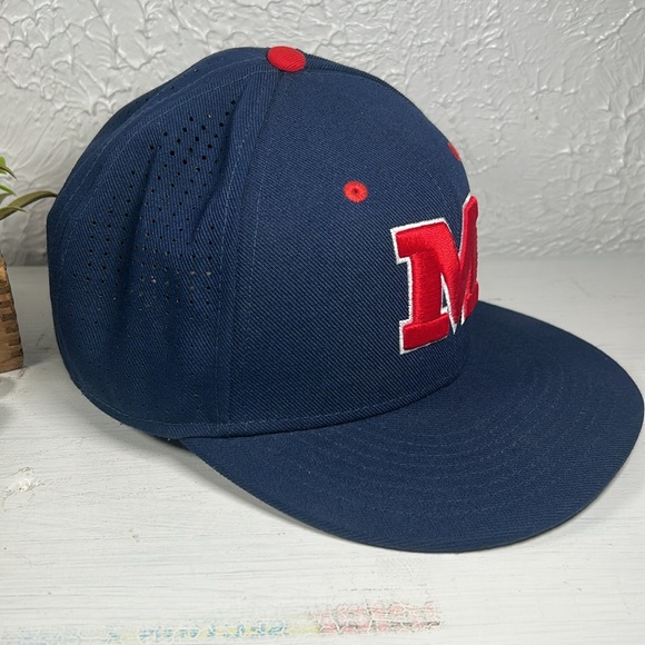 Ole Miss University of Mississippi Nike Dri-Fit Size 7 1/4” College Athletic Hat - Picture 2 of 16